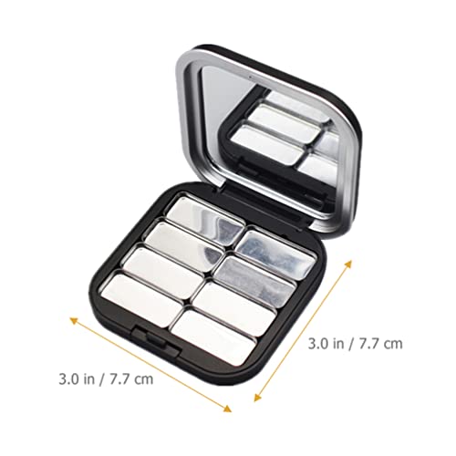 Magnetic Empty Lipstick Palette with Mirror – Refillable DIY Makeup Container