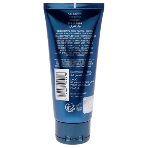 Mercedes Benz Man Bright - Shower Gel Body Wash - Mens Body Wash - Bergamot, Lavender Fragrances - Travel Size Moisturizing Body Soap Liquid - 3.3 oz