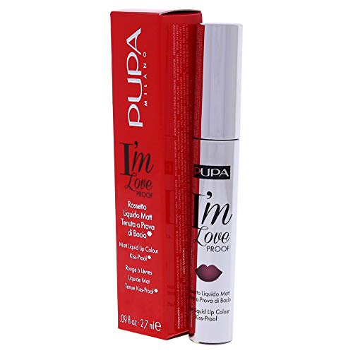 Pupa Milano I Am Love Proof Matt Liquid Lip Color - 004 Intense Rose for Women - 0.09 oz Lipstick
