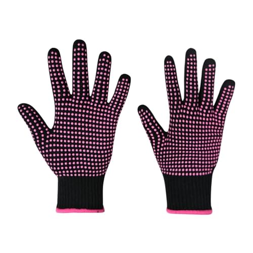 Heat Resistant Styling Gloves with Silicone Grip