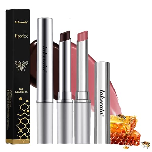 2-Pack Tinted Lip Balm with Honey - Hydrating Sheer Color