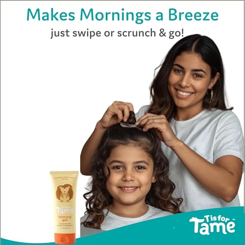 T is for Tame Kids Hair Gel - Anti-Frizz, Vitamin E, Non-Sticky