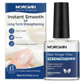 Morovan Nail Strengthener with Keratin - Milky White Ridge Filler