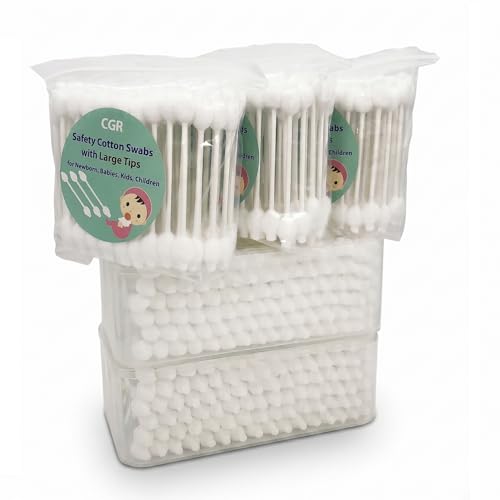 CGR Baby Safety Cotton Swabs Large Tip 400pcs