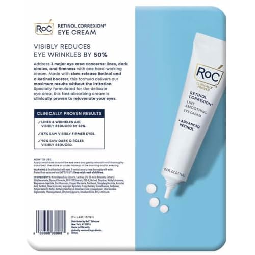 RoC Line Smoothing Eye Cream 3-pack, 0.6 fl oz