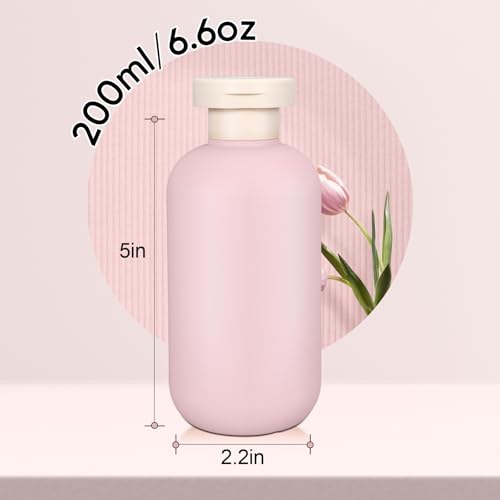 DEMORA 6.8oz Travel Bottles for Toiletries, Leak Proof, 4 Pack
