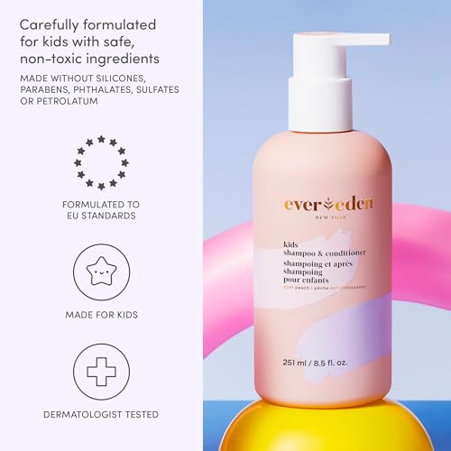 Evereden Kids 2-in-1 Shampoo & Conditioner + Body Wash Set