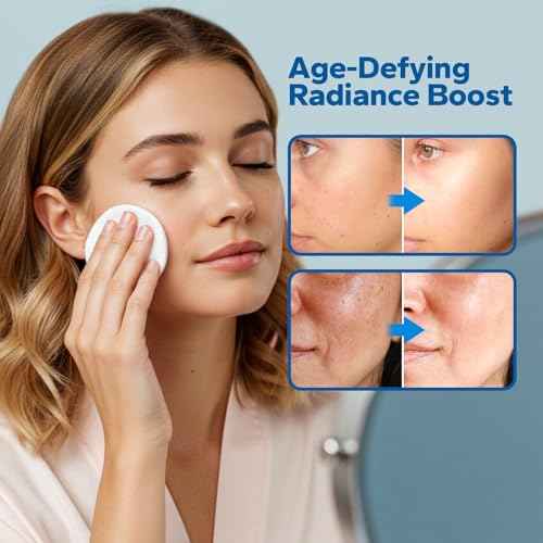 Glycolic Acid 20% Resurfacing Pads (60 Count), 20% Ultra Pure Glycolic Acid + 2% Salicylic Acid, Exfoliating Peel Pads for Face & Body, Effective Chemical with Vitamin B&C&E