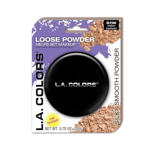 L.A. COLORS Loose Powder Medium Translucent 2-Pack