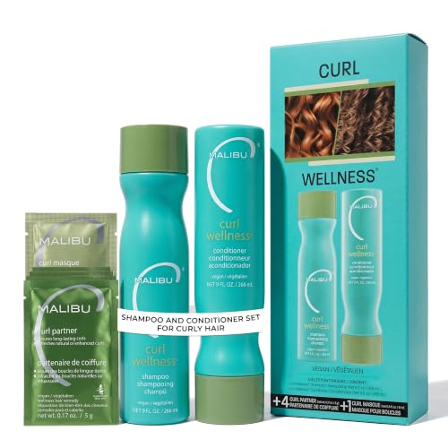 Malibu C Curl Wellness Collection - Curly Hair Care Set