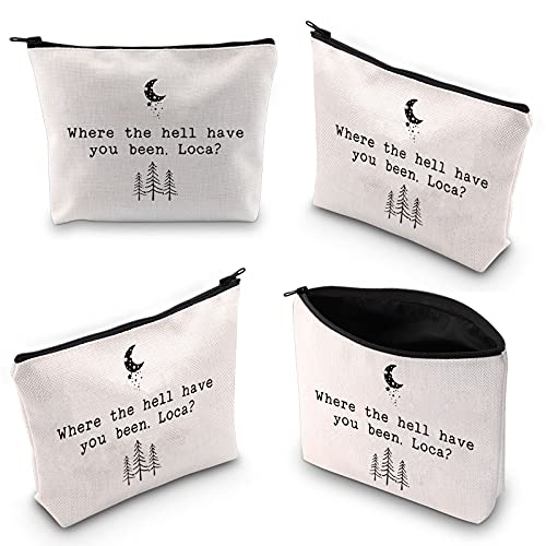 WCGXKO Movie Inspired Where The Hell Have You Been Loca Zipper Pouch Makeup Bag (Been Loca)