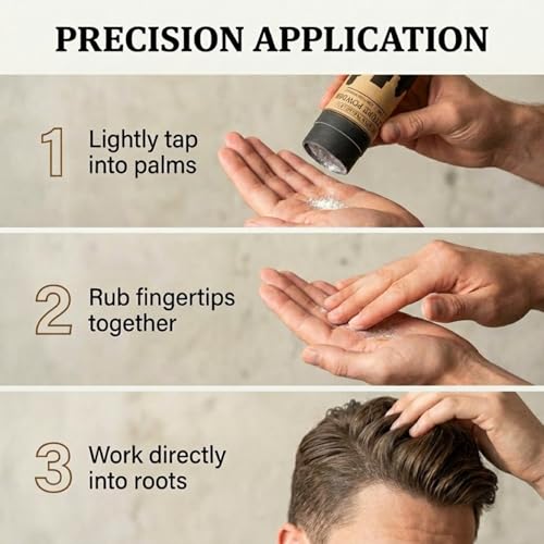Organic Texture Powder for Men - Volumizing Hair Powder 2oz