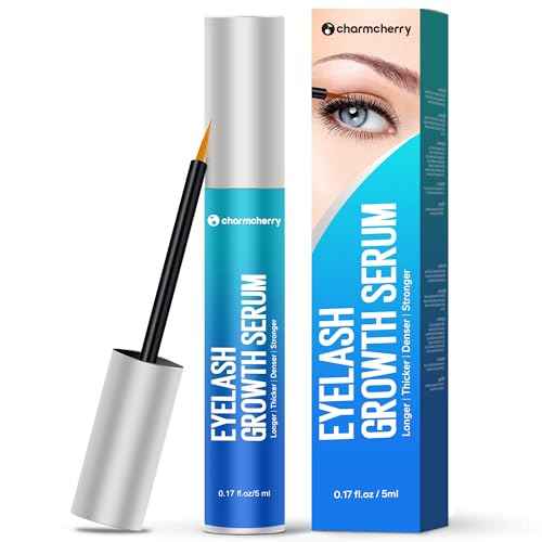 Eyelash Growth Serum (0.17 oz), Lash Serums for Fuller & Longer Looking Alluring Eyelashes, Eyelash Serum for Eyelashes & Eyebrows, Premium Lash Growth Serums for Eyelash Extensions