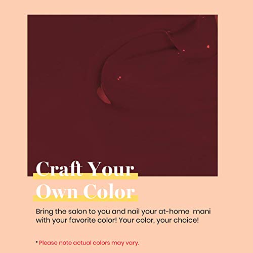 Beetles Dark Red Gel Polish - Blanchett Maroon 15ML, Creme Red Variation