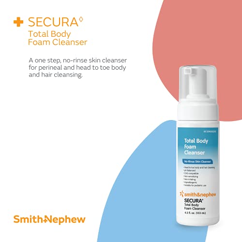 SECURA Total Body Foam Cleanser, No-Rinse 4.5 oz