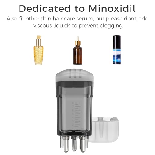 Minoxidil Scalp Applicator with 5-Roller Ball Massage