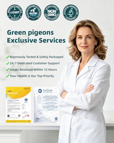 Green Pigeons NMN Supplement 1000mg - 10-in-1 NAD+ Boosting Formula