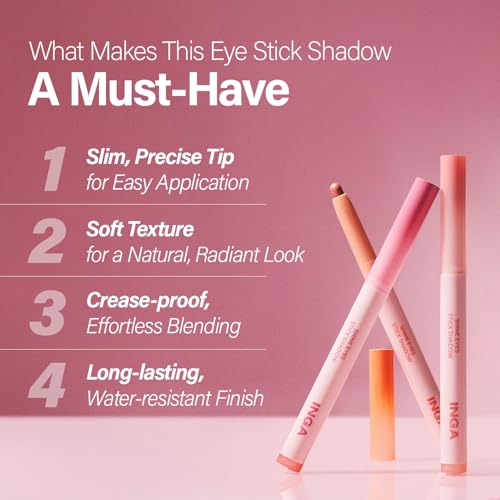 INGA Shine Eyes Stick Shadow - Creamy Shimmer Eyeshadow