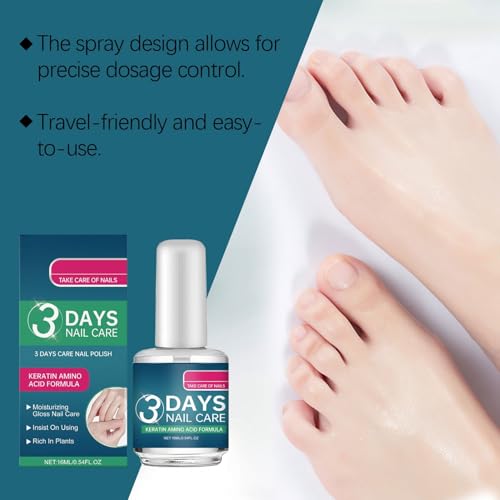 Keratin Nail Care Oil - Strengthening & Hydrating 3-Pack