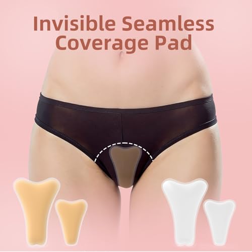 Camel Toe Concealer Pads, 4-Pack Seamless Silicone Hiders