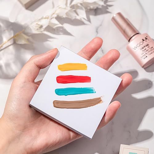 200 Sheets Disposable Nail Polish Palette Paper 3x3 inch