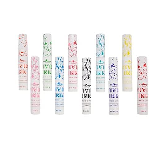 Italia Deluxe Vivid Ink Liquid Liner Set - 10 Colors