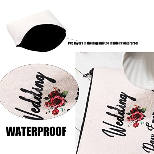 PXTIDY Lucky Mahjong Tiles Makeup Bag Mahjong Board Game Storage Bag for Mahjong Lover Mahjong Player Zipper Pouch