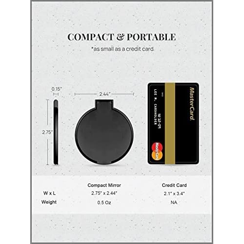 72 Pcs Compact Mirrors Bulk, Round Pocket Mini Folding Makeup Mirror for Purse(4-Color)