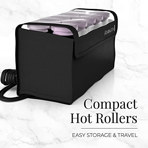 Remington Compact Ceramic Hot Rollers, 10-Piece Set, Dual Voltage