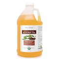 velona Jojoba Oil USDA Certified Organic - 64 Fl Oz | 100% Pure and Natural Carrier Oil| Golden, Unrefined, Cold Pressed, Hexane Free