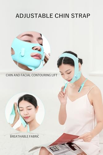 V-Face Double Chin Reducer Belt with 4 Modes & 5 Intensities