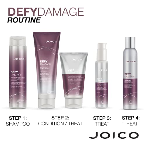 Joico Defy Damage Invincible Frizz-Fighting Bond Protector | 24 Hour Frizz Protection | Thermal Heat & Humidity Protection | Boost Shine | Reduce Breakage | Leave-In Spray | 180mL