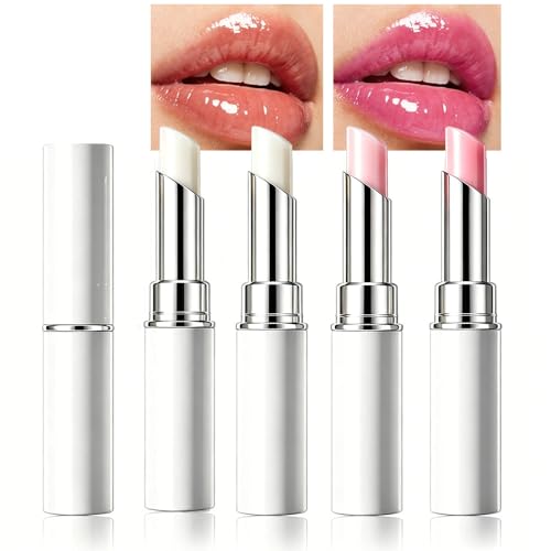 High Shine Mirror Lip Gloss Set - Plumping Formula, Pack of 4