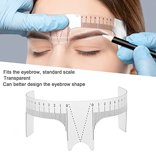 Professional Eyebrow Positioning Ruler Microblading Brow Shape Design Ruler Measure Tool(B) Piercing & Supplies (Nose bridge ruler type A)