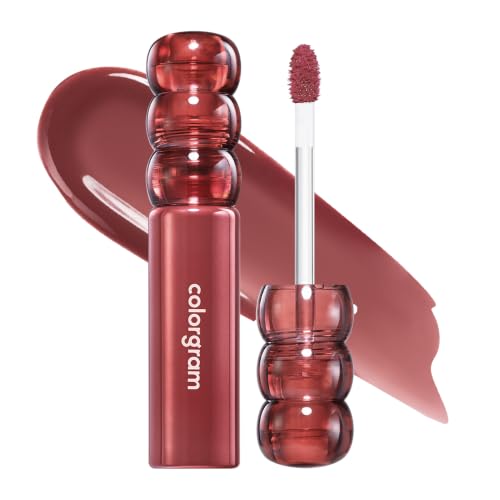 COLORGRAM Deep Glaze Lip Gloss - 04 Toffee Apple | High-Shine Glass Glow