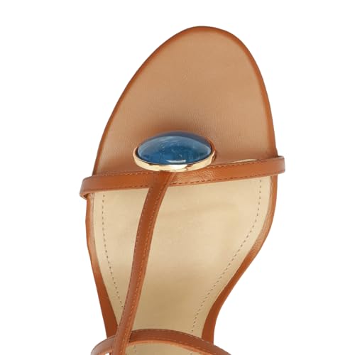 SCHUTZ Azure Mid Embellished Heeled Sandal