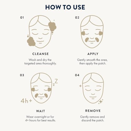 KPLUS Korean Marionette Face Patches for Smile Lines & Nasolabial Folds, 60 Count