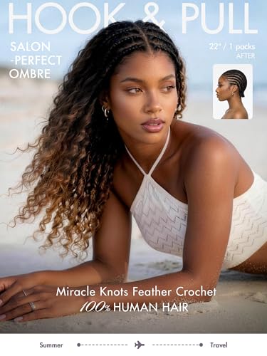 LUVME Deep Wave Crochet Human Hair 16" Pre-Separated