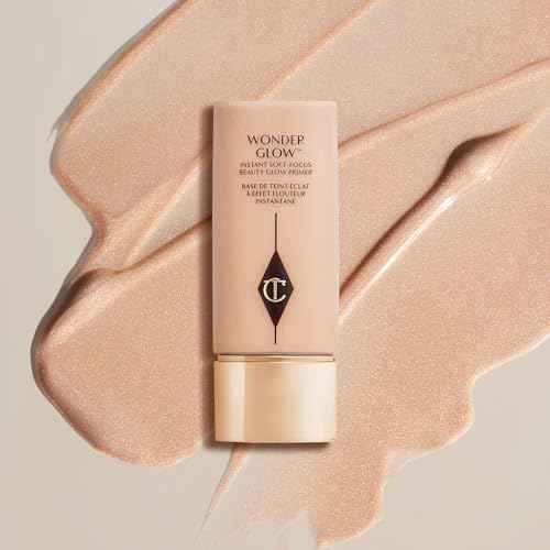 Charlotte Tilbury Wonderglow Face Primer - Soft-Focus, Illuminating Dewy Primer to Hydrate & Blur the Look of Imperfections, Fine Lines & Wrinkles - Infused with Hyaluronic Acid & Rosehip Oil