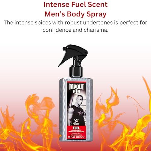 Tapout Body Spray for Men 6-Pack Gift Set – 8 oz Each