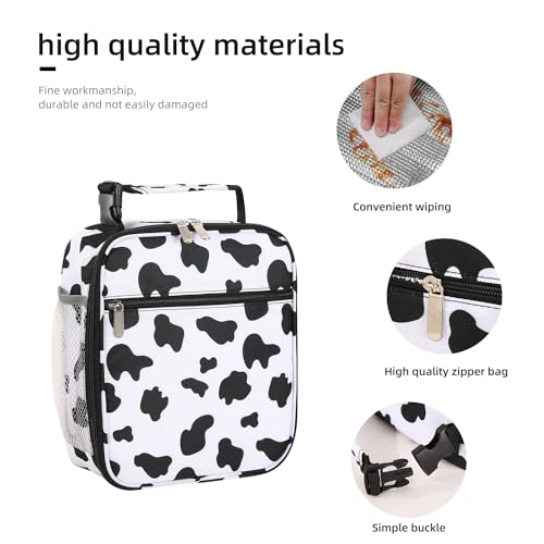 AYEANY Lunch box Lunch bag for men women Lunchbox Lunch bags Insulated Lunch bag Lunch box cooler (Cow)