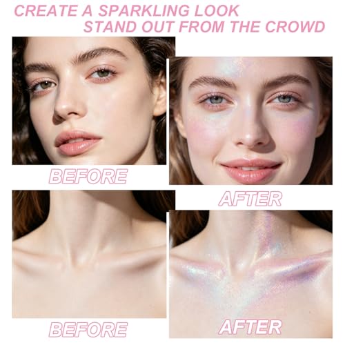 Rainbow Hair & Body Glitter Spray - Ultra Fine Shimmer