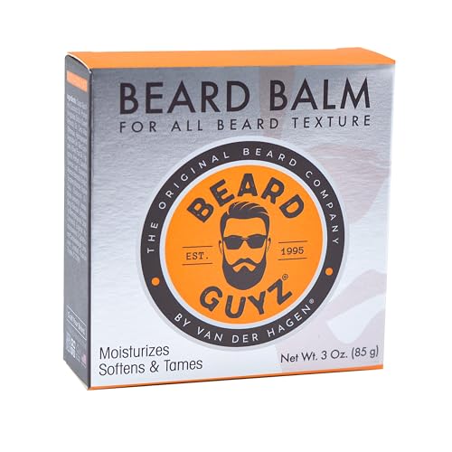 Beard Guyz Beard Balm ? Beard Conditioner and Styler for Men, Softens, Tames, and Moisturizes Facial Hair, 3 oz