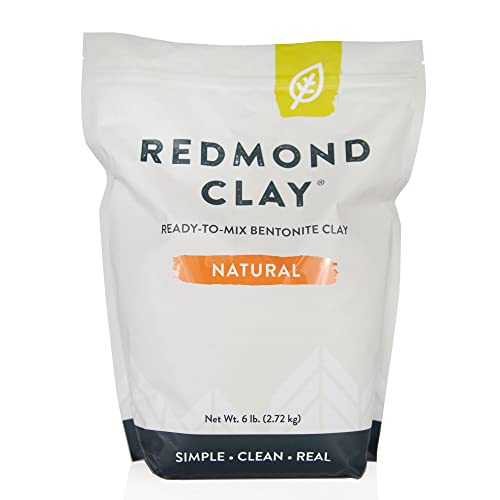 Redmond Clay ? Natural Bentonite Clay, Soothing Mud Mask, 6lb bag¡¦