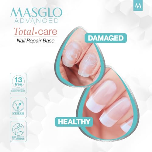 MASGLO 3-in-1 Nail Strengthener & Post-Gel Damage Recovery Treatment