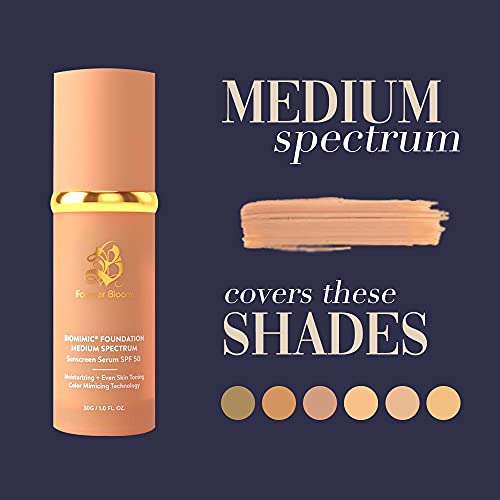 Bio Mimic Foundation SPF 50 - Waterproof, Full Coverage
