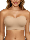LetsJoli Strapless Push Up Wireless Bra - Padded Tube