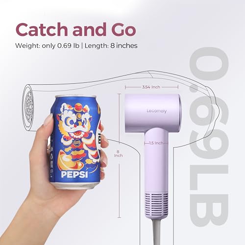Dual Voltage Travel Hair Dryer 1200W Fast Drying