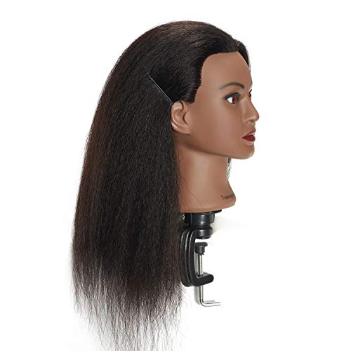 Real Hair Mannequin Head 16-18 inches | Training Head