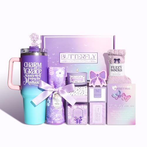 Birthday Gifts for Women, Self Care Gifts, Care Package for Women Thank You Gift Get Well Gift Thinking of You Gift, Relaxing Spa Gift, Sympathy Gift Basket Feel Better Gift for Mom Friend Sister Wife